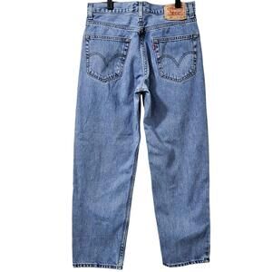 Levi’s 505 Jeans Men’s 32x30 Regular Fit Straight Leg Blue Denim Red Tab Classic